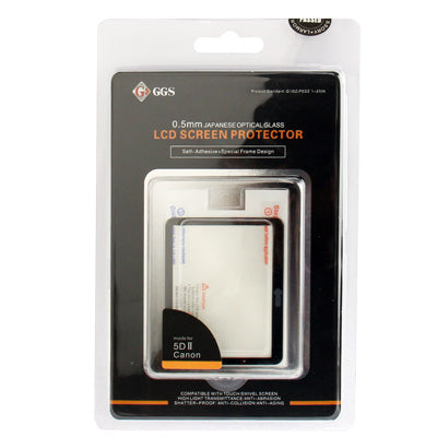 Pro Optical Glass LCD Screen Protector for Canon 5D II(Black)