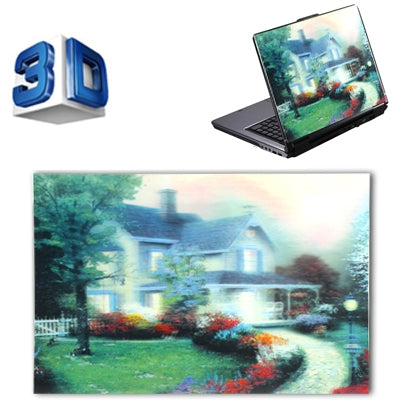 10 inch 3D Effects Natural Scenery Picture Laptop Skin Sticker, Size: 25 x 20cm
