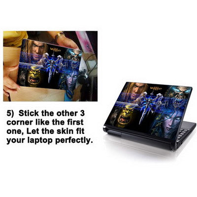Warcraft Game Picture Laptop Skin Sticker, Support Laptop Size: 10.2 inch, 13.3 inch, 14.1 inch, 15 inch