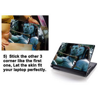 Avatar Picture Laptop Skin Sticker, Support Laptop Size: 10.2 inch, 13.3 inch, 14.1 inch, 15 inch