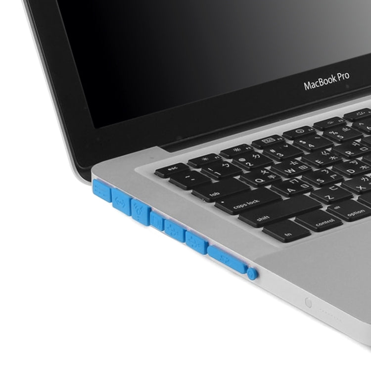 5 in 1 Silicone Anti-Dust Plugs for MacBook Pro 13.3 inch (A1708) & with Touchbar (A1706)