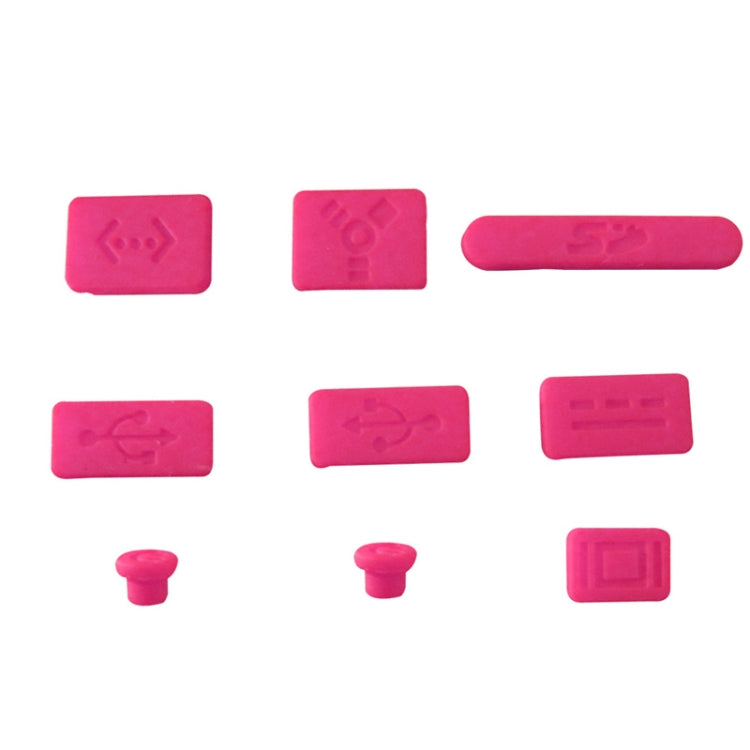 5 in 1 Silicone Anti-Dust Plugs for MacBook Pro 13.3 inch (A1708) & with Touchbar (A1706)