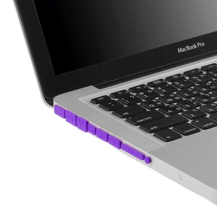 5 in 1 Silicone Anti-Dust Plugs for MacBook Pro 13.3 inch (A1708) & with Touchbar (A1706)