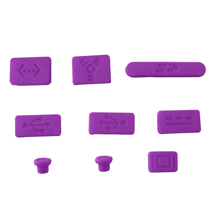 5 in 1 Silicone Anti-Dust Plugs for MacBook Pro 13.3 inch (A1708) & with Touchbar (A1706)