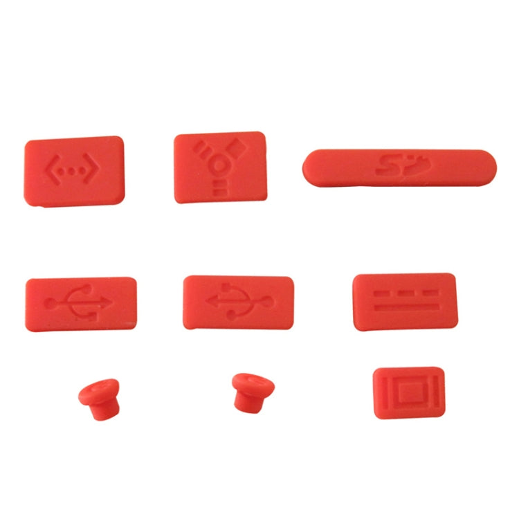 5 in 1 Silicone Anti-Dust Plugs for MacBook Pro 13.3 inch (A1708) & with Touchbar (A1706)