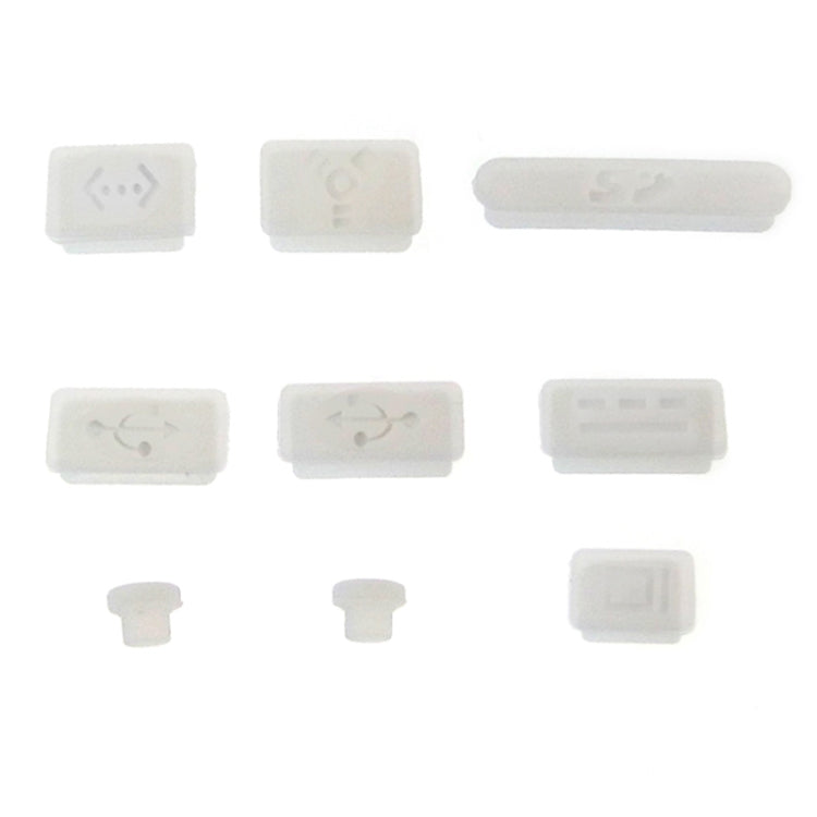 5 in 1 Silicone Anti-Dust Plugs for MacBook Pro 13.3 inch (A1708) & with Touchbar (A1706)