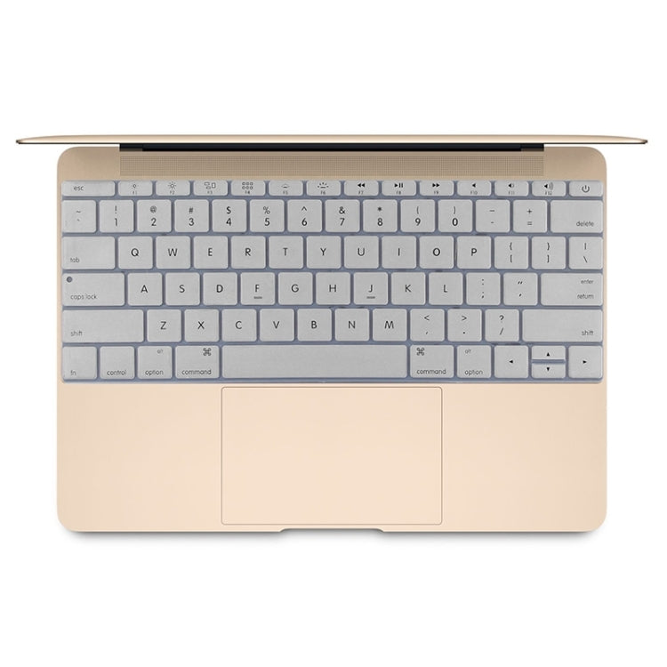 Soft 12 inch Silicone Keyboard Protective Cover Skin for new MacBook, American Version