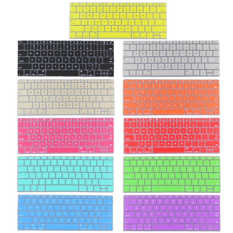 Soft 12 inch Silicone Keyboard Protective Cover Skin for new MacBook, American Version