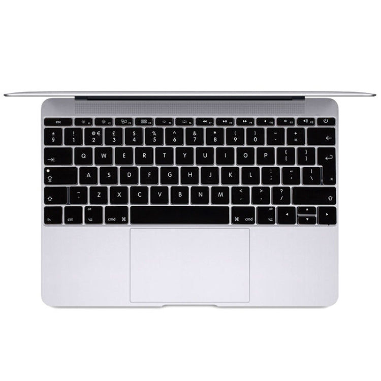 Soft 12 inch Translucent Colorized Keyboard Protective Cover Skin for new MacBook, European Version