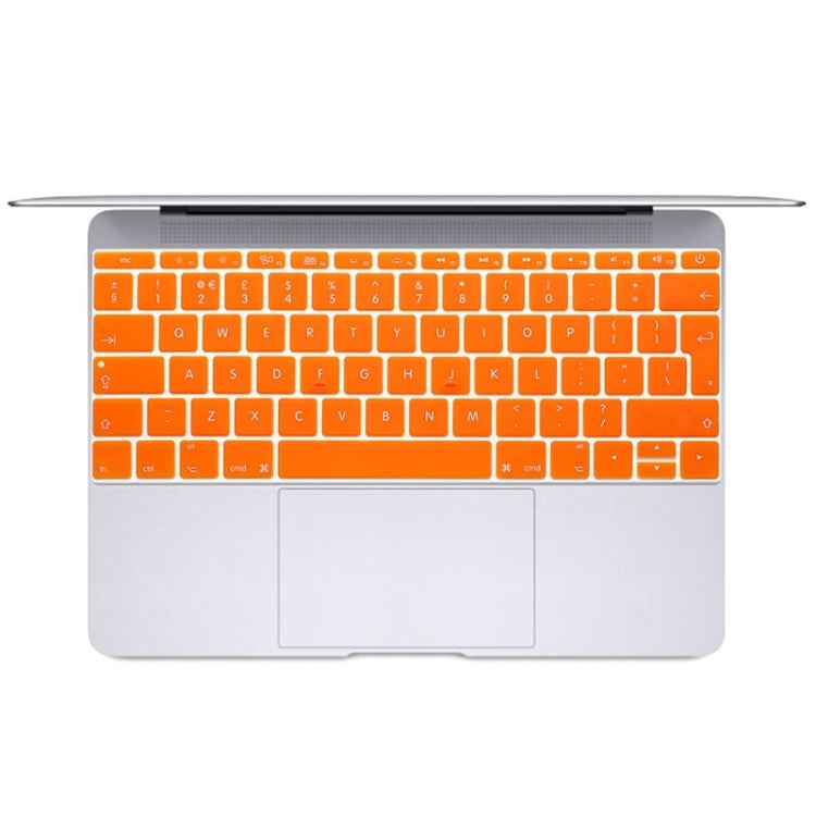 Soft 12 inch Translucent Colorized Keyboard Protective Cover Skin for new MacBook, European Version