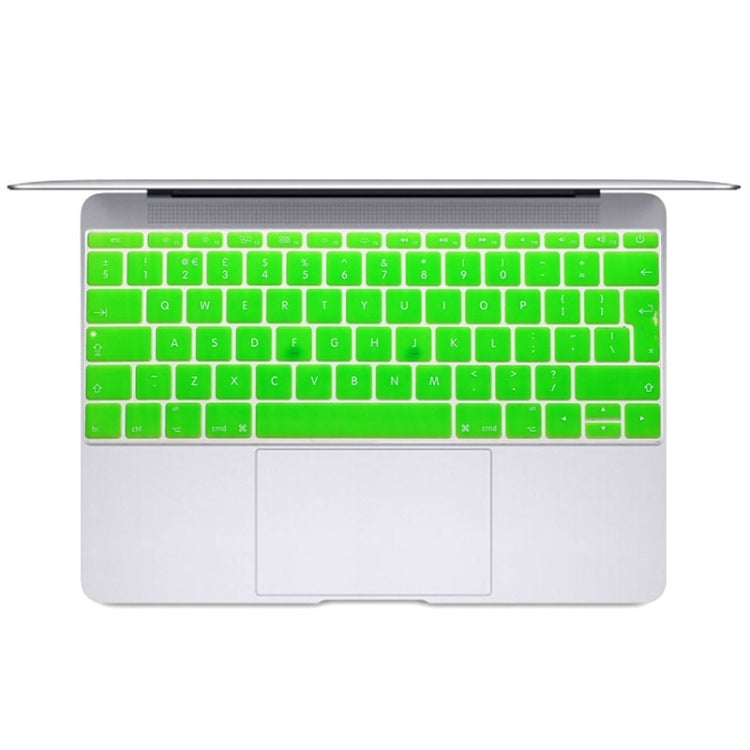 Soft 12 inch Translucent Colorized Keyboard Protective Cover Skin for new MacBook, European Version