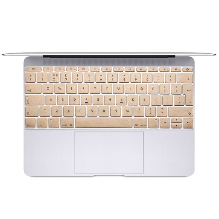 Soft 12 inch Translucent Colorized Keyboard Protective Cover Skin for new MacBook, European Version
