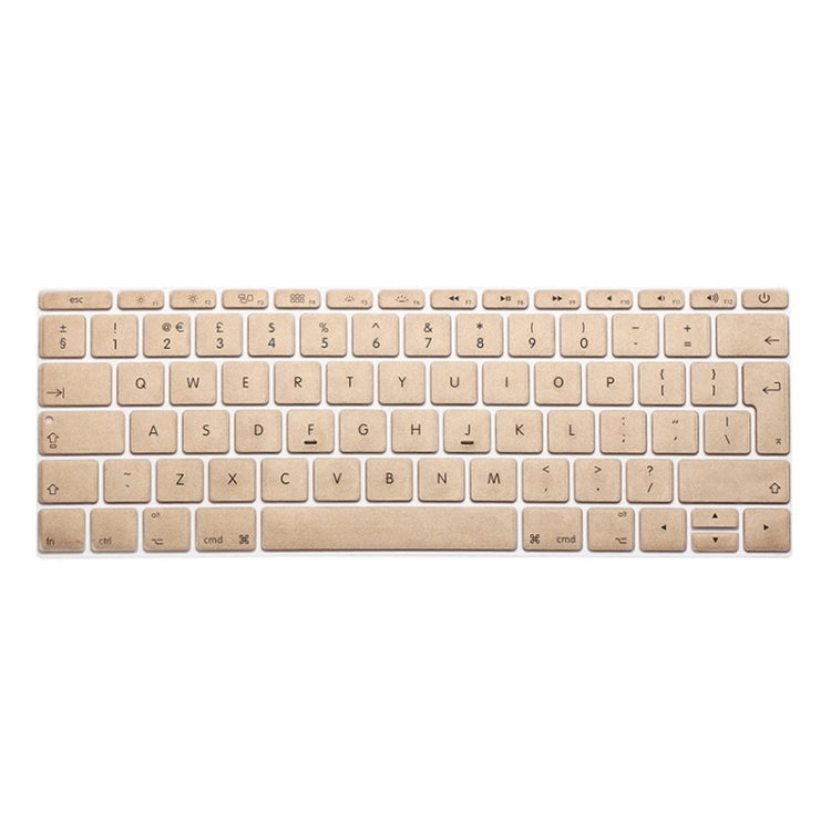 Soft 12 inch Translucent Colorized Keyboard Protective Cover Skin for new MacBook, European Version