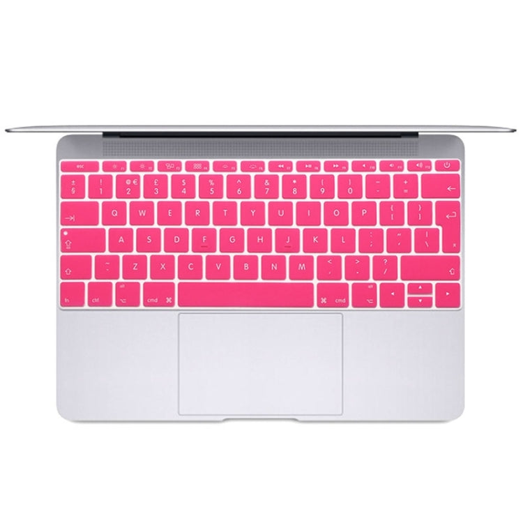 Soft 12 inch Translucent Colorized Keyboard Protective Cover Skin for new MacBook, European Version