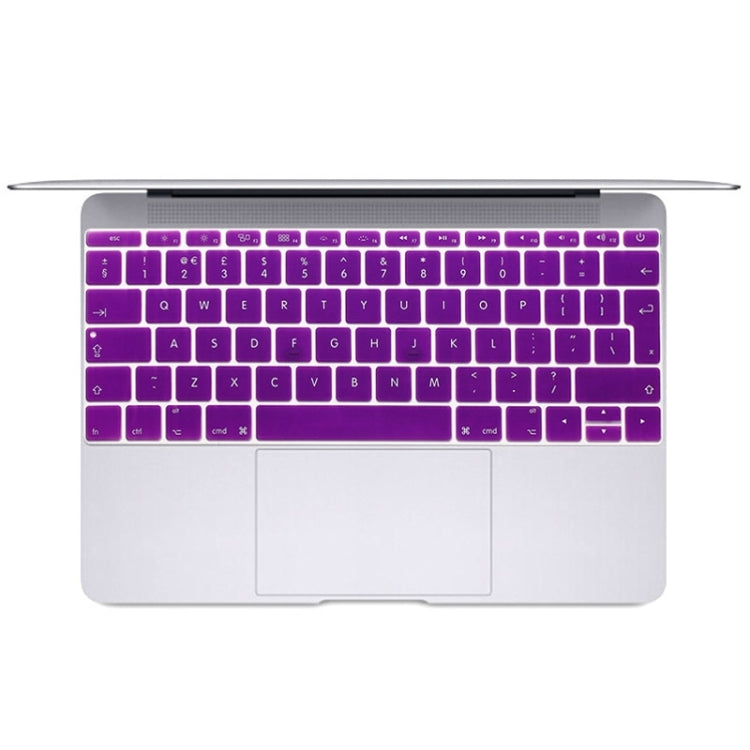 Soft 12 inch Translucent Colorized Keyboard Protective Cover Skin for new MacBook, European Version