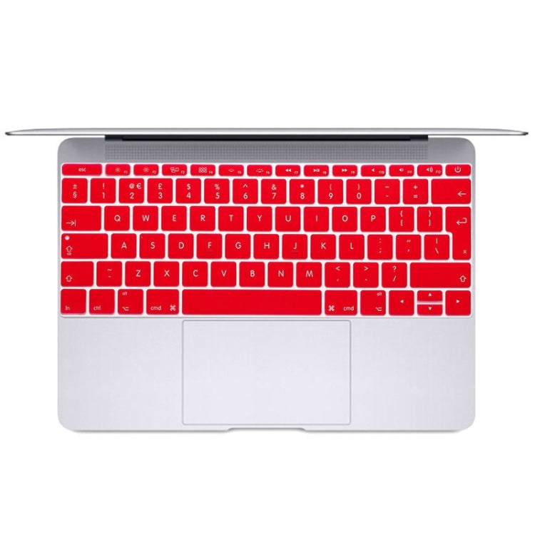 Soft 12 inch Translucent Colorized Keyboard Protective Cover Skin for new MacBook, European Version