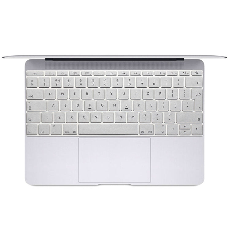 Soft 12 inch Translucent Colorized Keyboard Protective Cover Skin for new MacBook, European Version