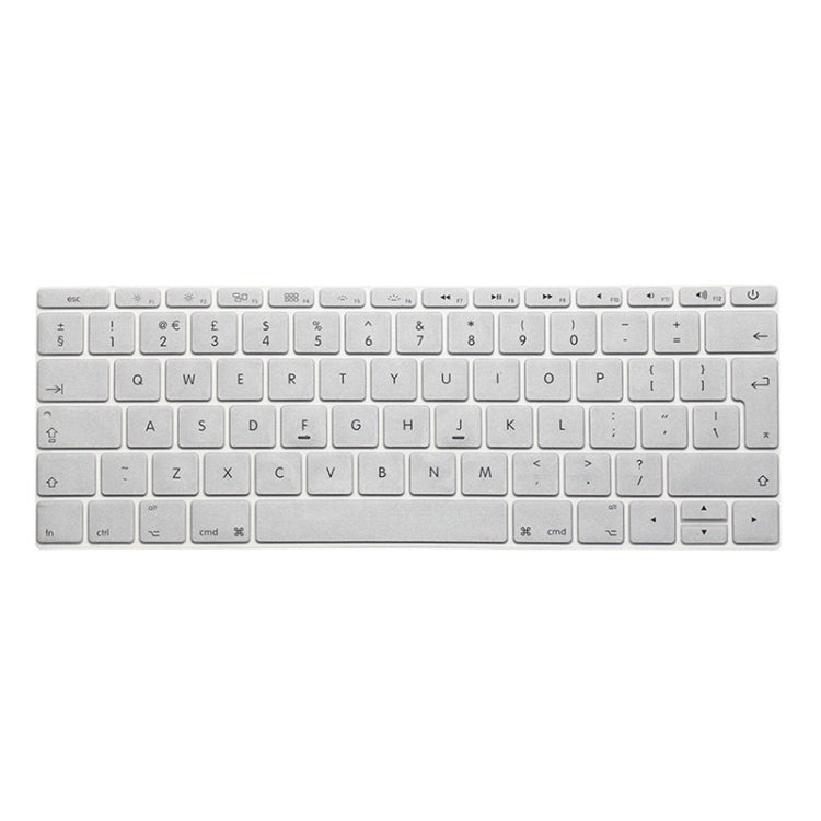 Soft 12 inch Translucent Colorized Keyboard Protective Cover Skin for new MacBook, European Version