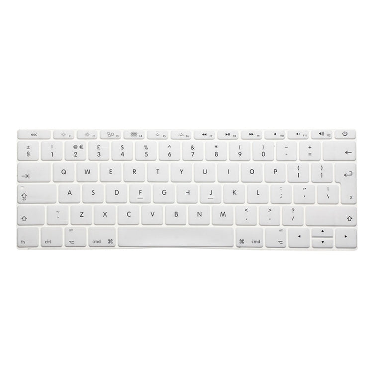 Soft 12 inch Translucent Colorized Keyboard Protective Cover Skin for new MacBook, European Version
