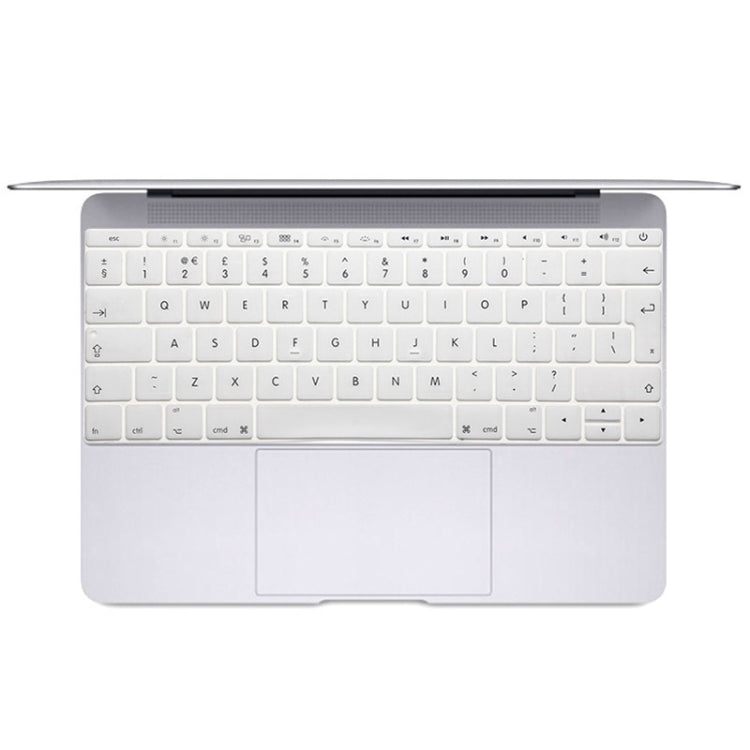 Soft 12 inch Translucent Colorized Keyboard Protective Cover Skin for new MacBook, European Version