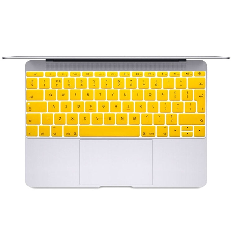 Soft 12 inch Translucent Colorized Keyboard Protective Cover Skin for new MacBook, European Version