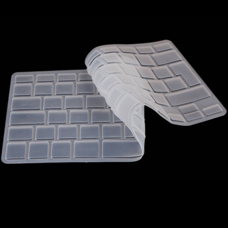 10 PCS Silicone Soft European-style English Keyboard Protector Cover Skin for MacBook Pro 13.3 inch / 15.4 inch / 17.3 inch