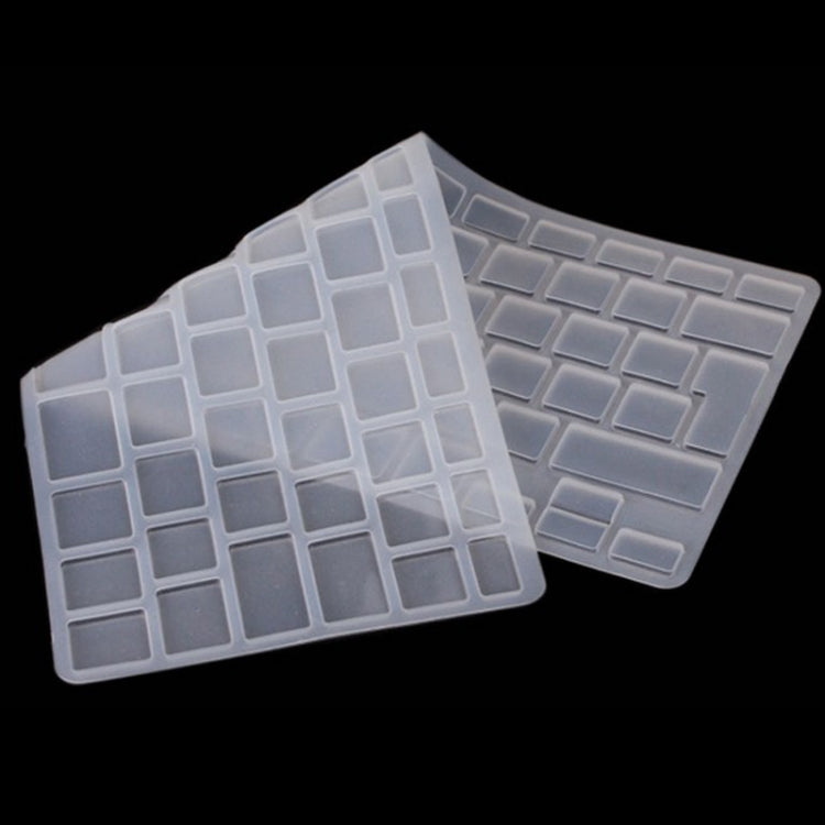 10 PCS Silicone Soft European-style English Keyboard Protector Cover Skin for MacBook Pro 13.3 inch / 15.4 inch / 17.3 inch