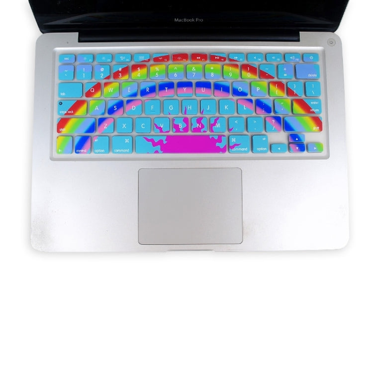 Universal Rainbow Pattern Silicon Soft Keyboard Protector Cover Skin Protective Film for MacBook 13.3 inch & 15.4 inch