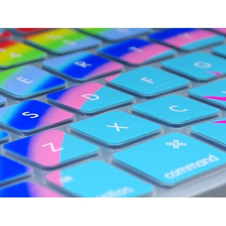 Universal Rainbow Pattern Silicon Soft Keyboard Protector Cover Skin Protective Film for MacBook 13.3 inch & 15.4 inch