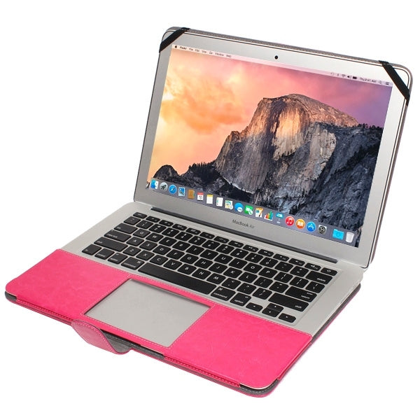 For 11.6 inch MacBook Air Notebook Leather Case with Snap Fastener