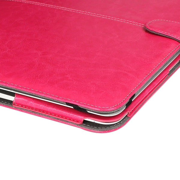 For 11.6 inch MacBook Air Notebook Leather Case with Snap Fastener