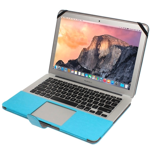 For 11.6 inch MacBook Air Notebook Leather Case with Snap Fastener