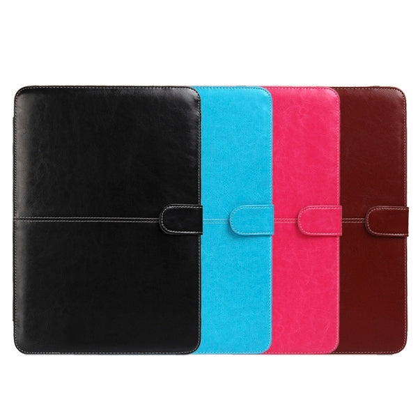 For 13.3 inch MacBook Air Notebook Leather Case with Snap Fastener