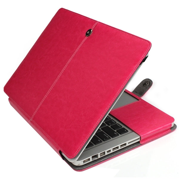 Notebook Leather Case with Snap Fastener for 15.4 inch MacBook Pro