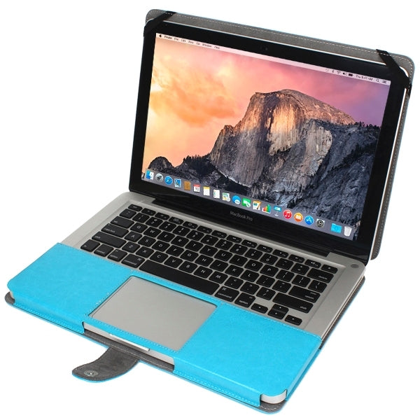 Notebook Leather Case with Snap Fastener for 15.4 inch MacBook Pro