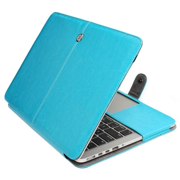 Notebook Leather Case with Snap Fastener for 15.4 inch MacBook Pro Retina