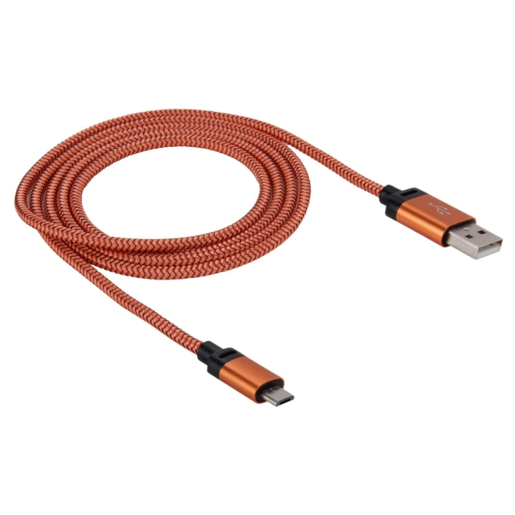 1.2m Woven Style Micro USB to USB 2.0 Data Sync Cable, For Samsung / Huawei / Xiaomi / Meizu / LG / HTC and Other Smartphones