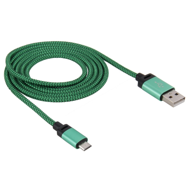 1.2m Woven Style Micro USB to USB 2.0 Data Sync Cable, For Samsung / Huawei / Xiaomi / Meizu / LG / HTC and Other Smartphones