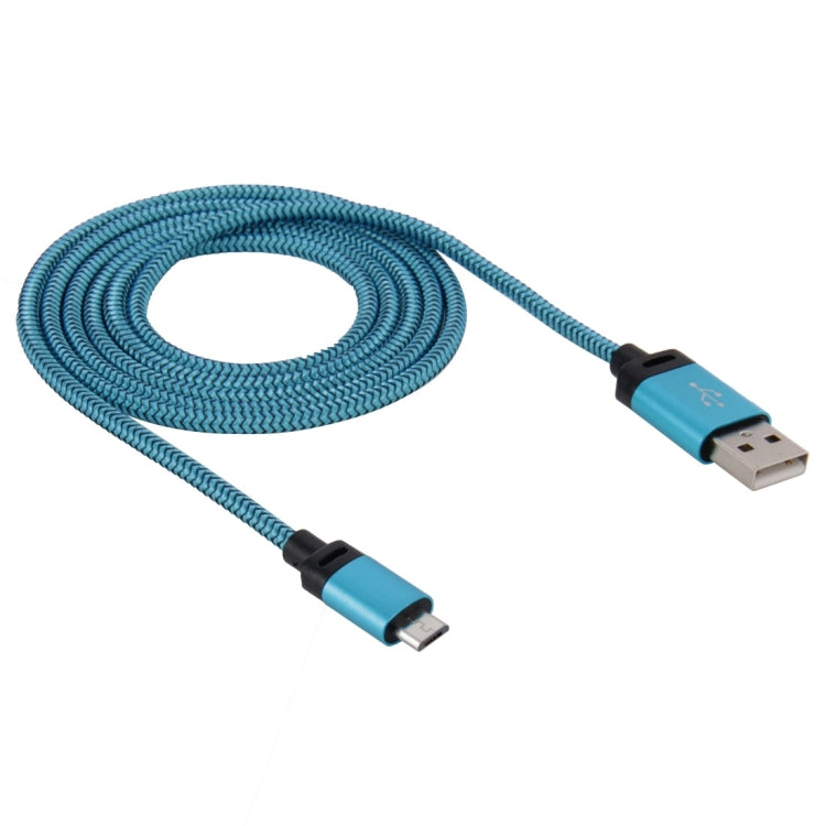 1.2m Woven Style Micro USB to USB 2.0 Data Sync Cable, For Samsung / Huawei / Xiaomi / Meizu / LG / HTC and Other Smartphones