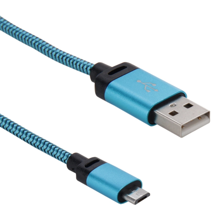1.2m Woven Style Micro USB to USB 2.0 Data Sync Cable, For Samsung / Huawei / Xiaomi / Meizu / LG / HTC and Other Smartphones