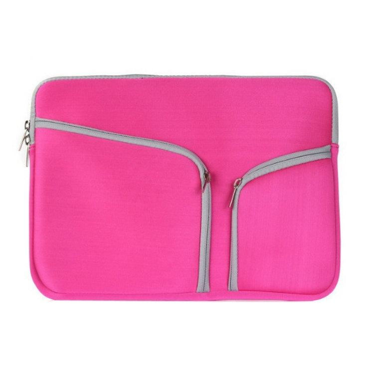 Double Pocket Zip Handbag Laptop Bag for Macbook Air 11.6 inch
