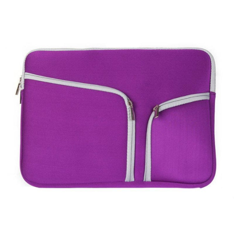 Double Pocket Zip Handbag Laptop Bag for Macbook Pro 15 inch