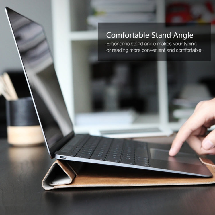 Rock Stylish Apple Laptop Leather Bag Sleeve Case with Holder for Macbook Air 11 inch