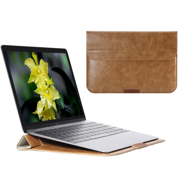 Rock Stylish Apple Laptop Leather Bag Sleeve Case with Holder for Macbook Air 11 inch