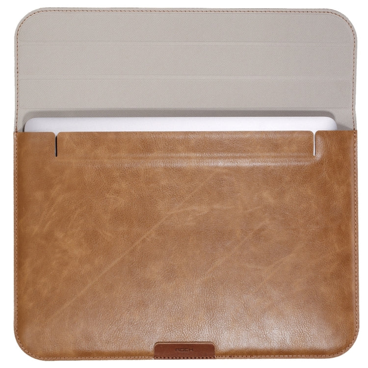 Rock Stylish Apple Laptop Leather Bag Sleeve Case with Holder for Macbook Air 11 inch