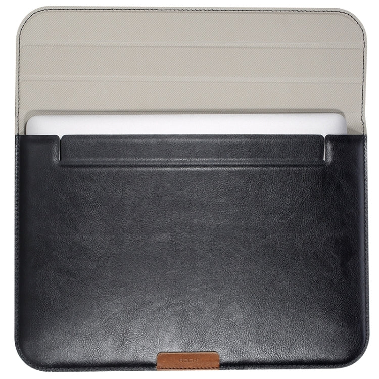 ROCK Sleeve PU Leather Case Bag with Holder for New Macbook 12 inch Laptop