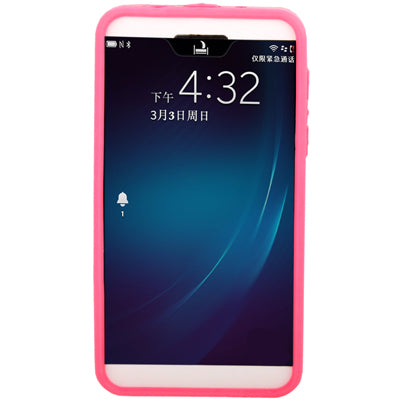 2-color Translucent TPU Bumper Frame with Volume Button for BlackBerry Z10(Pink)