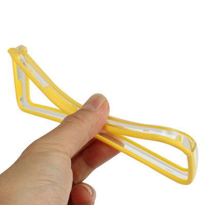 TPU + Transparent Plastic Bumper Frame Case for HTC One / M7