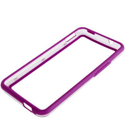 TPU + Transparent Plastic Bumper Frame Case for HTC One / M7