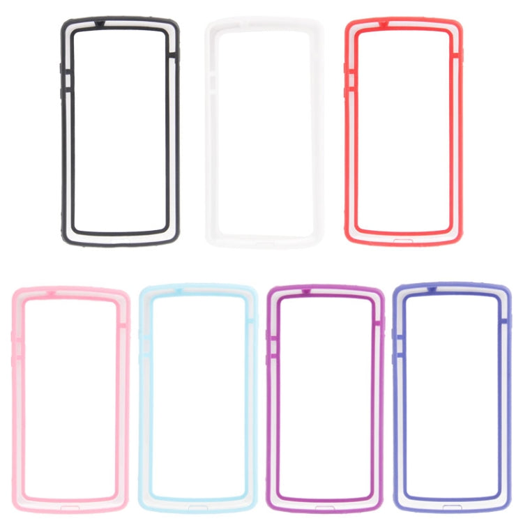 TPU + Transparent Plastic Bumper Frame Case for Google Nexus 5 / D820 / D821